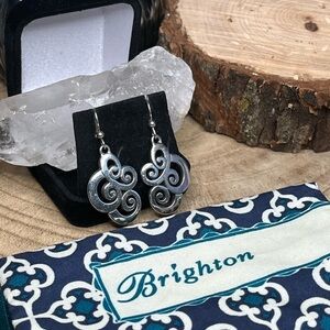 Brighton Silver Swirl Dangle Earrings